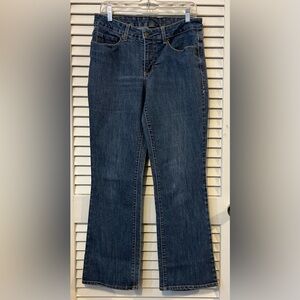 Faded Glory Women's Curvy Boot Cut Jeans - Dark Blue